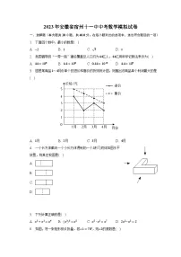 2023年安徽省宿州十一中中考数学模拟试卷（含解析）