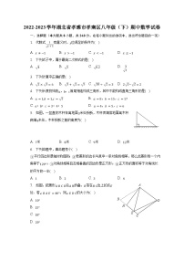 2022-2023学年湖北省孝感市孝南区八年级（下）期中数学试卷（含解析）