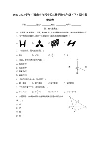 2022-2023学年广西南宁市兴宁区三美学校七年级（下）期中数学试卷（含解析）