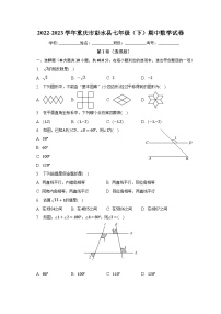 2022-2023学年重庆市彭水县七年级（下）期中数学试卷（含解析）