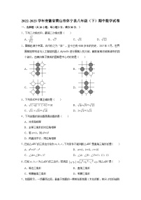 2022-2023学年安徽省黄山市休宁县八年级（下）期中数学试卷（含解析）