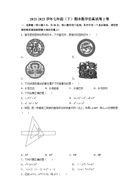 2022-2023学年北师大版数学七年级下册期末数学仿真试卷