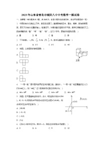 2023年山东省青岛市城阳八中中考数学一模试卷（含解析）