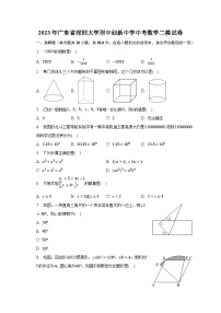 2023年广东省深圳大学附中创新中学中考数学二模试卷（含解析）