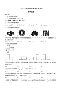 2023年黑龙江省鸡西市虎林市青山学校中考三模数学试题（含答案）