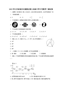 2023年江苏省徐州市鼓楼区树人初级中学中考数学二模试卷（含解析）