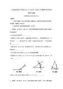 云南省昭通市巧家县2020-2021学年八年级上学期期中教学测评数学试题