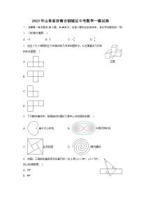 2023年山东省济南市钢城区中考数学一模试卷（含解析）