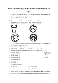 2023年广东省深圳高级中学等十校联考中考数学质检试卷（5月份）（含解析）