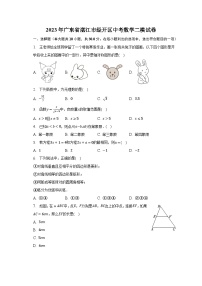 2023年广东省湛江市经开区中考数学二模试卷(含解析）