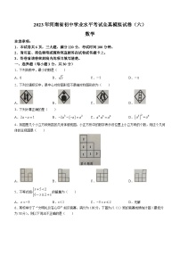 2023年河南省洛阳市偃师区实验中学中考二模数学试题（含答案）