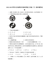 2022-2023学年江苏省常州外国语学校八年级（下）期中数学试卷（含解析）