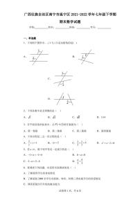 广西壮族自治区南宁市邕宁区2021-2022学年七年级下学期期末数学试题