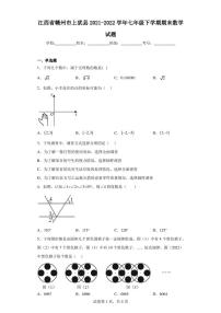 江西省赣州市上犹县2021-2022学年七年级下学期期末数学试题