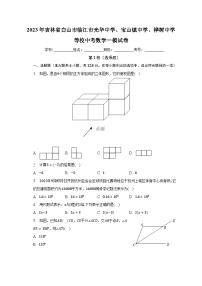 2023年吉林省白山市临江市光华中学、宝山镇中学、桦树中学等校中考数学一模试卷（含解析）