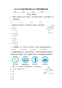 2023年山东省济南市南山区中考数学模拟试卷（含解析）