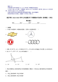 【期末分层模拟】（提升卷·华东师大版）2022-2023学年七年级数学下学期期末模拟卷（原卷版+解析版）