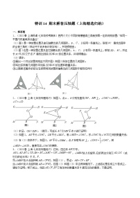 特训14 期末解答压轴题（上海精选归纳）-2022-2023学年七年级数学下册期中期末挑战满分冲刺卷（沪教版，上海专用）