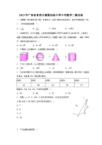 2023年广东省东莞市塘厦初级中学中考数学二模试卷-普通用卷