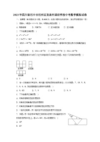 2023年四川省巴中市巴州区龙泉外国语学校中考数学模拟试卷（含解析）