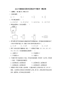 2023年湖南省岳阳市岳阳县中考数学一模试卷（含解析）