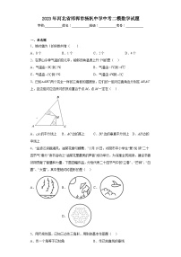2023年河北省邯郸市杨帆中学中考二模数学试题（含解析）