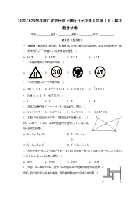 2022-2023学年浙江省杭州市上城区开元中学八年级（下）期中数学试卷（含解析）