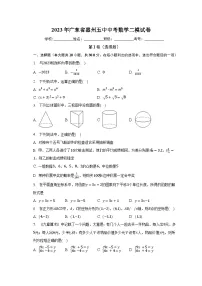 2023年广东省惠州五中中考数学二模试卷(含解析)