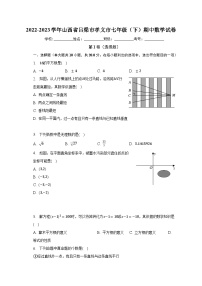 2022-2023学年山西省吕梁市孝义市七年级（下）期中数学试卷（含解析）