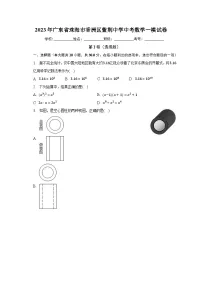 2023年广东省珠海市香洲区紫荆中学中考数学一模试卷(含解析)