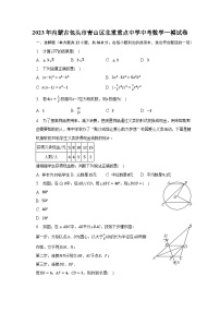 2023年内蒙古包头市青山区北重重点中学中考数学一模试卷