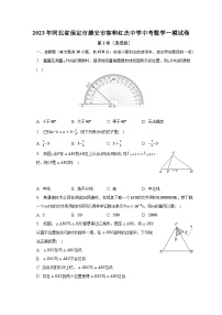 2023年河北省保定市雄安市容和红杰中学中考数学一模试卷（含解析）
