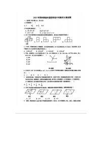 2023年郑州市枫杨外国语学校中考数学三模试卷