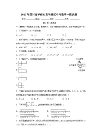 2023年四川省泸州市龙马潭区中考数学一模试卷（含解析）