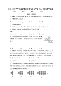 2022-2023学年江西省赣州市寻乌县七年级（上）期末数学试卷（含解析）