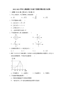 2022-2023学年人教新版八年级下册数学期末复习试卷1(含解析)