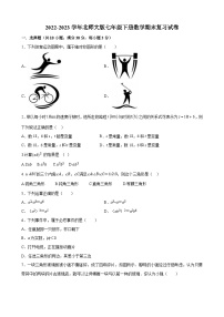 2022-2023学年北师大版七年级下册数学期末复习试卷