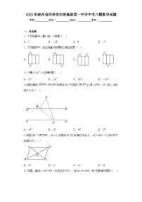 2023年陕西省西安市西安高新第一中学中考八模数学试题（含解析）