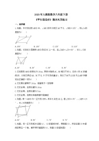 2023年人教版数学八年级下册《平行四边形》期末巩固练习（含答案）