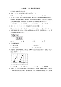 华东师大七年级上册数学期末试卷 (1)