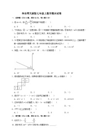 华东师大七年级上册数学期末试卷 (1)