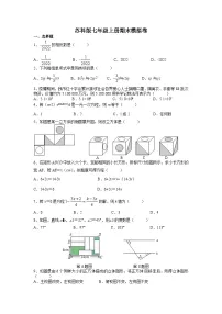 苏科版七年级上册数学期末试卷-(2)