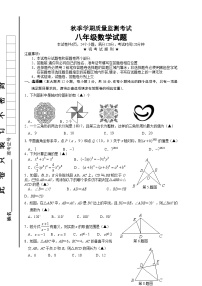 人教版八年级数学上册期末试卷 (1)