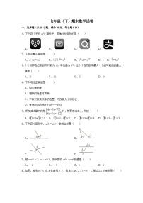 湘教版七年级下学期期末数学试卷-(含解析) (1)