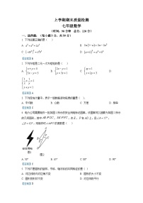 湘教版七年级下学期期末数学试卷