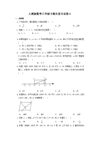 2022-2023学年八年级下学期人教版数学期末复习试卷3