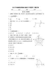 2023年湖南省常德市澧县中考数学三模试卷（含解析）