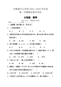 七年级上数学期末试题