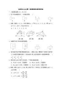 北师大九年级上册数学期末测试卷4（含解析）