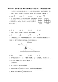 +湖北省襄阳市南漳县2022-2023学年九年级下学期期中数学试卷（含答案）